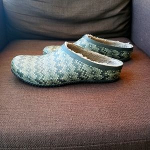 Western Chief Fair Isle Rubber Clog sz 9